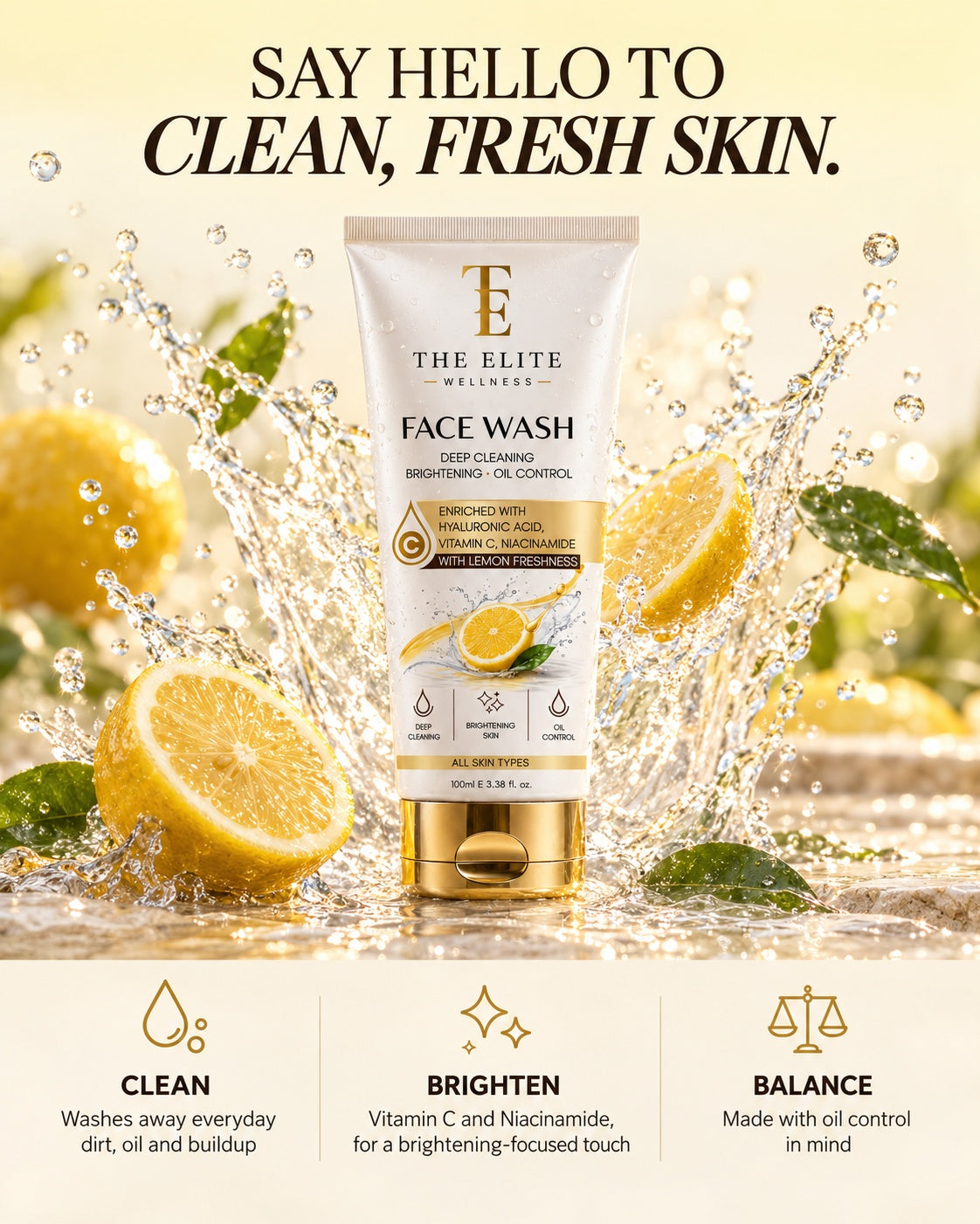 The Elite Wellness Face Wash