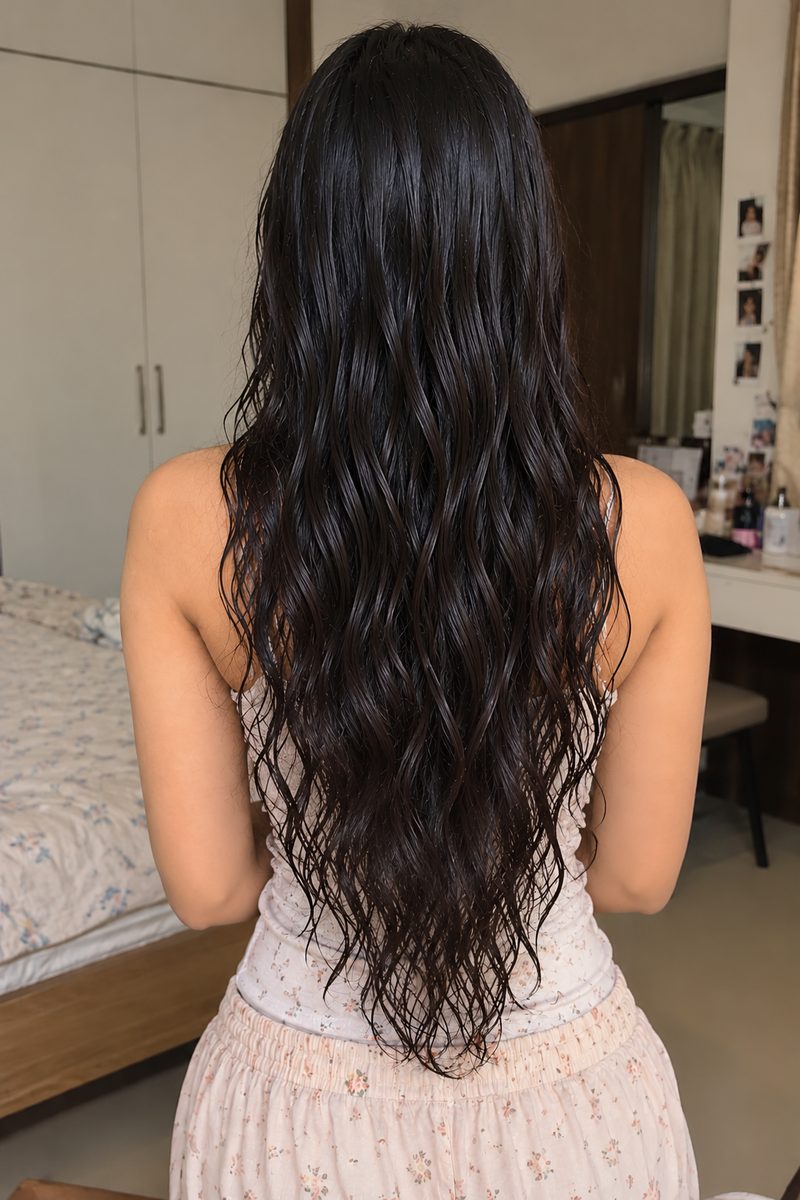 After: softer, more manageable-looking hair
